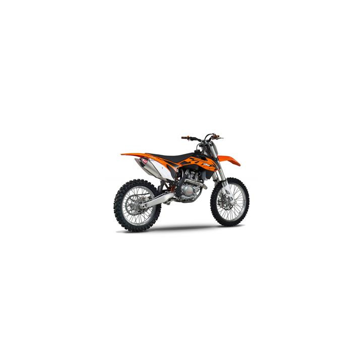 Ligne complète Yoshimura usa rs4 inox sielencieux inox/alu casquette carbone KTM sx-f450