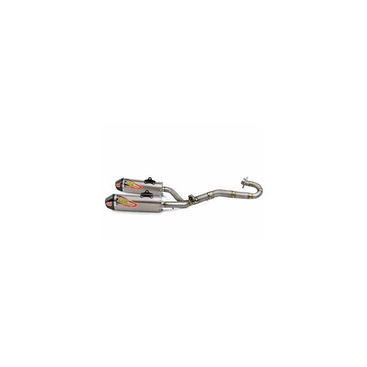 Ligne complète pro circuit t-6 inox/silencieux titane Honda crf250r