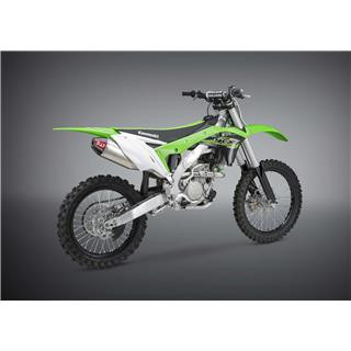 Ligne complète Yoshimura usa rs4 inox/silencieux alu Kawasaki kx250f