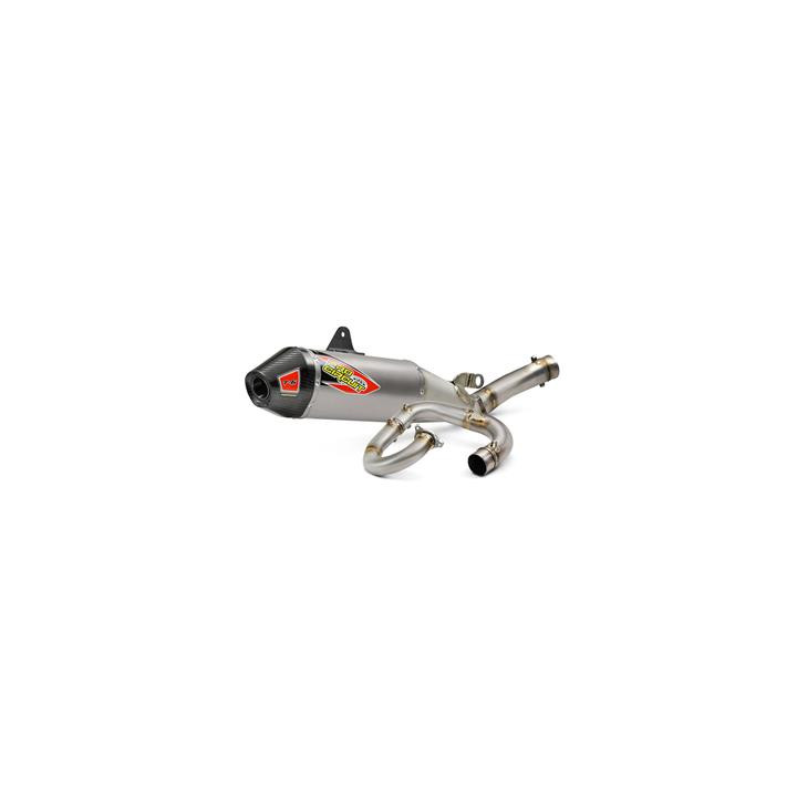 Ligne complète pro circuit t-6 inox silencieux alu/casquette carbone Yamaha yz450f