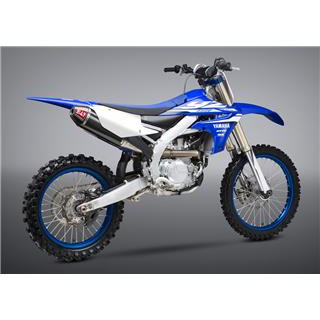 Ligne complète Yoshimura rs-4 signature series titane silencieux carbone/casquette carbone Yamaha yz450f