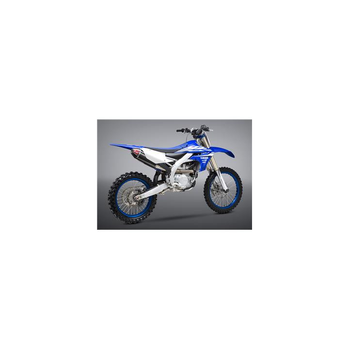 Ligne complète Yoshimura rs-4 signature series titane silencieux carbone/casquette carbone Yamaha yz450f