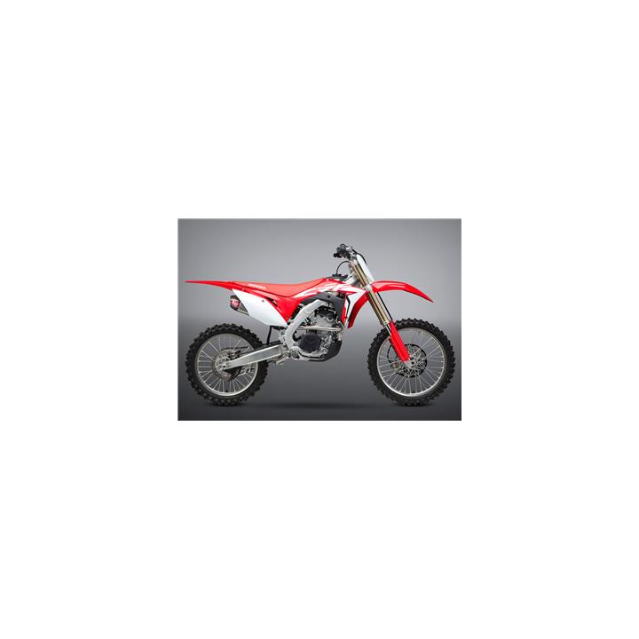 Ligne complète Yoshimura rs-9t titane/2 silencieux titane/casquette carbone Honda crf250r