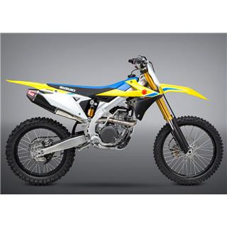 Ligne complète Yoshimura rs-4 signature series titane silencieux carbone/casquette carbone Suzuki rm-z450