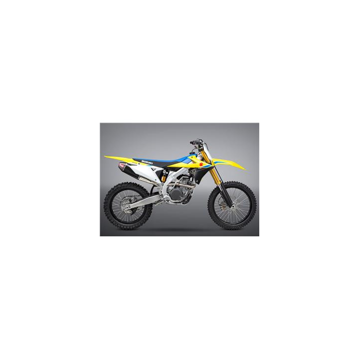 Ligne complète Yoshimura rs-4 signature series titane silencieux carbone/casquette carbone Suzuki rm-z450