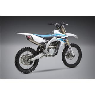 Ligne complète Yoshimura rs4 signature series titane silencieux carbone/casquette carbone Yamaha yz250f 1088495001