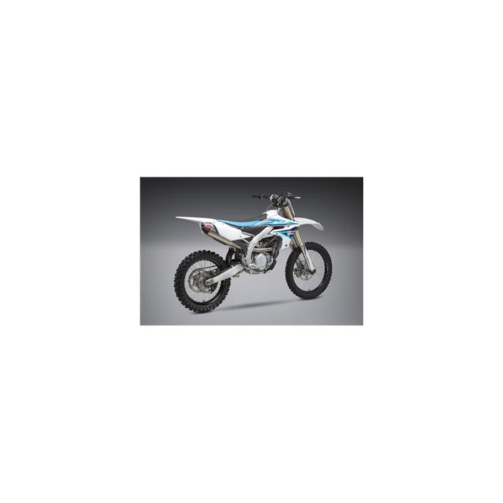 Ligne complète Yoshimura rs4 signature series titane silencieux carbone/casquette carbone Yamaha yz250f 1088495001