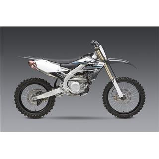 Ligne complète Yoshimura rs-4 signature series inox silencieux aluminium/casquette carbone Yamaha yz450f