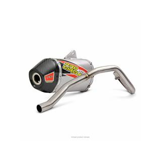 Ligne complète pro circuit t-6 inox/silencieux alu/casquette carbone Yamaha tt-r110e
