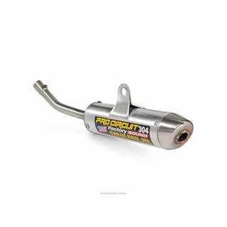 Silencieux pro circuit 304 alu brossé/casquette inox ktm/husqvarna 1061790
