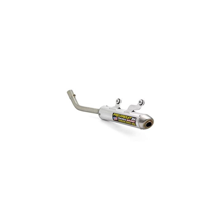 Silencieux pro circuit 304 alu brossé/casquette inox KTM