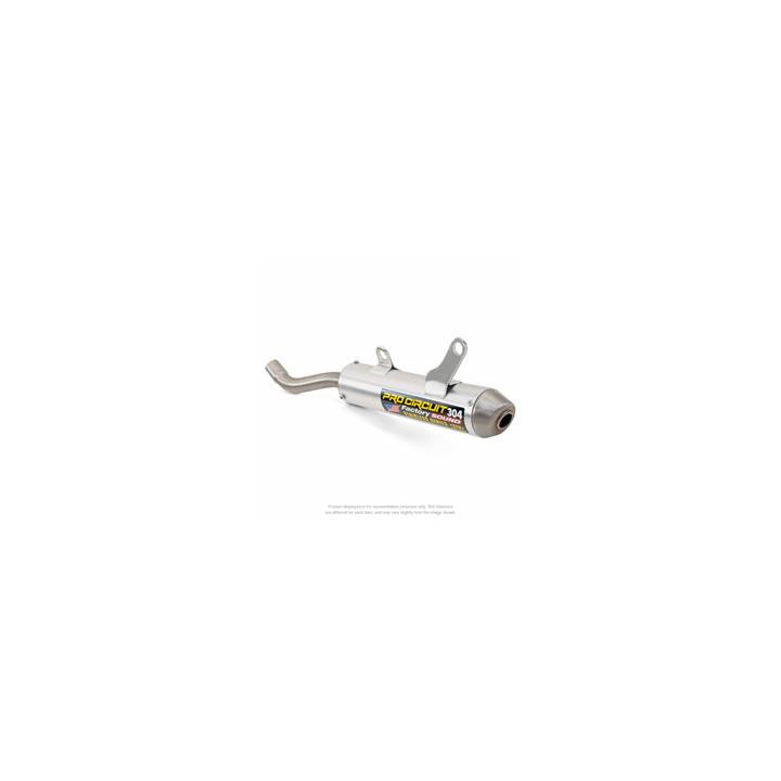 Silencieux pro circuit 304 alu brossé/casquette inox Honda cr250r 1061761