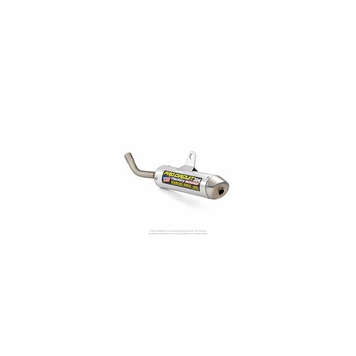 Silencieux pro circuit 304 alu brossé/casquette inox ktm/husqvarna 1061649
