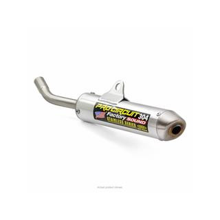 Silencieux pro circuit 304 alu brossé/casquette inox Yamaha yz85