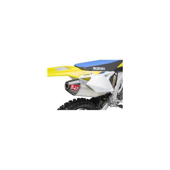 Silencieux Yoshimura rs-4 signature series alu/casquette carbone Suzuki rm-z250