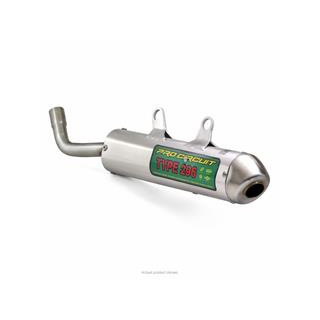 Silencieux PRO CIRCUIT 296 aluminium/casquette inox | Oxmoto