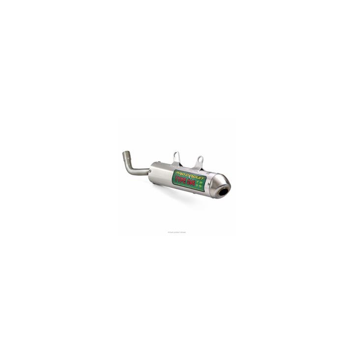 Silencieux PRO CIRCUIT 296 aluminium/casquette inox | Oxmoto