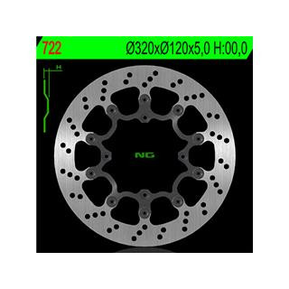 Disque de frein ng 722 rond flottant | Oxmoto
