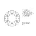Disque de frein Brembo oro rond flottant 1035578 | Oxmoto
