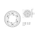 Disque de frein Brembo oro rond flottant 1035579 | Oxmoto