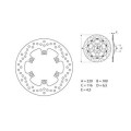 Disque de frein Brembo oro rond fixe 1035432 | Oxmoto