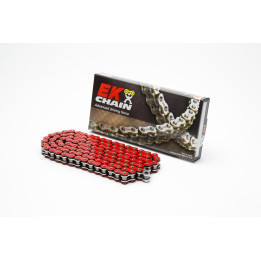 Chaine de transmission EK CHAIN 530 MVXZ2 - Joints Qx-Ring - attache à riveter