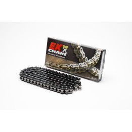 Chaine de transmission EK CHAIN 525 MVXZ2 - Joints Qx-Ring - attache à riveter