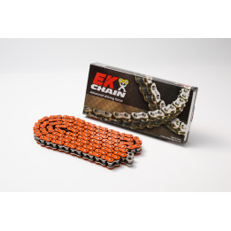 Chaine de transmission EK CHAIN 525 MVXZ2 - Joints Qx-Ring - attache à riveter