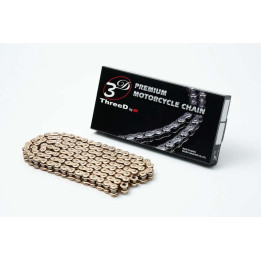 Chaine de transmission EK CHAIN 520 RV/3D - Joints Nx-Ring - attache à riveter