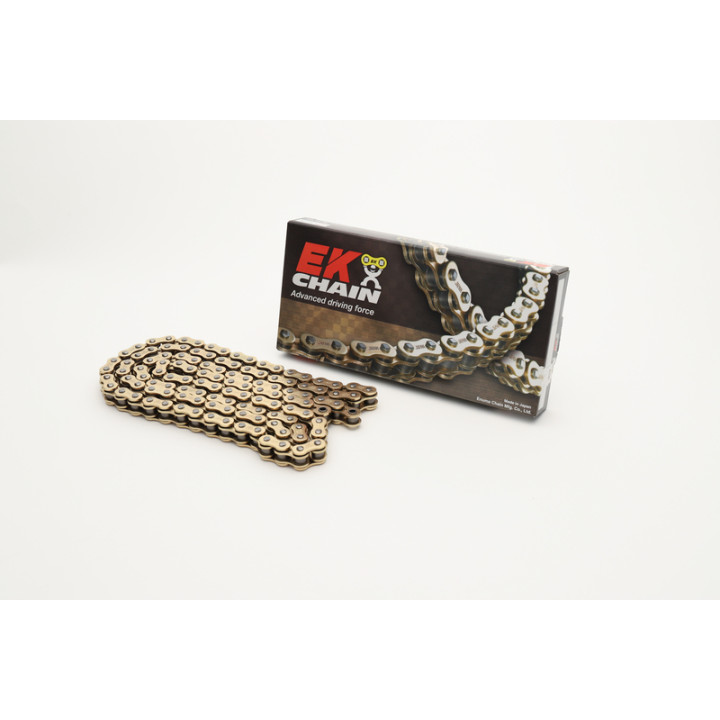 Chaine de transmission EK CHAIN 520 RRX - Joints Nx-Ring - attache à riveter
