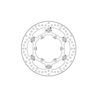 Disque de frein Brembo oro 78b40848 rond flottant | Oxmoto