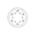 Disque de frein Brembo oro 78b40848 rond flottant | Oxmoto