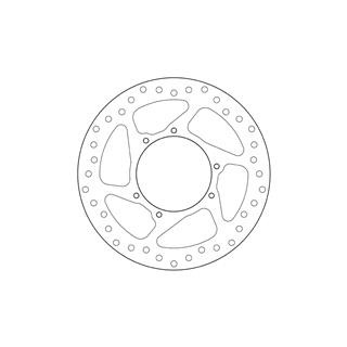 Disque de frein Brembo oro 68b407n3 rond fixe | Oxmoto