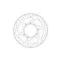 Disque de frein Brembo oro 68b407n3 rond fixe | Oxmoto