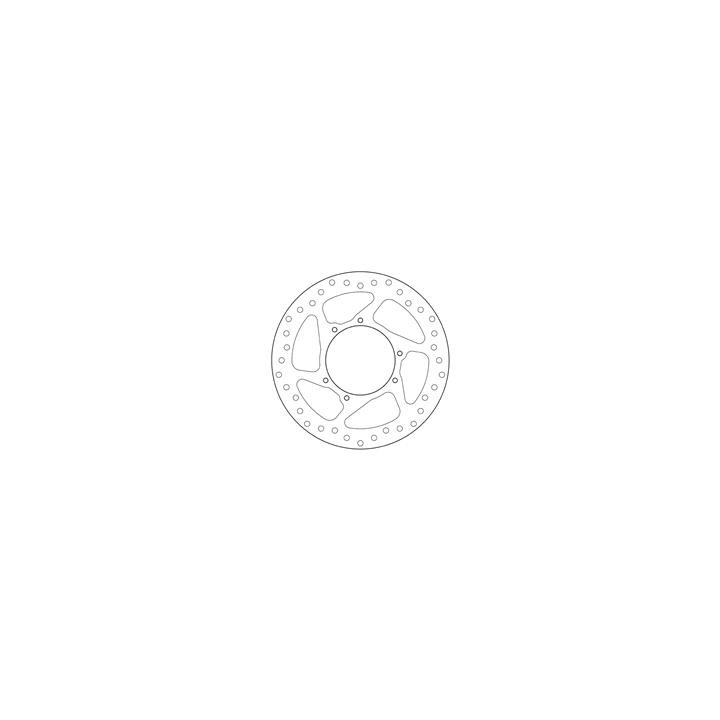 Disque de frein Brembo oro 68b407n3 rond fixe | Oxmoto