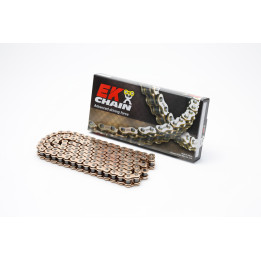 Chaine de transmission EK CHAIN 525 SRX2 - Joints Qx-Ring - attache à riveter