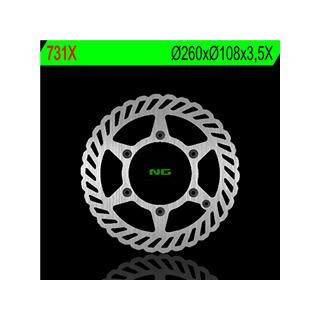 Disque de frein ng 731x pétale fixe | Oxmoto