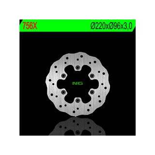 Disque de frein ng 756x pétale fixe | Oxmoto