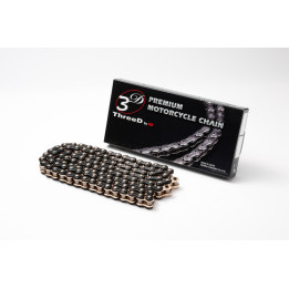 Chaine de transmission EK CHAIN 525 Z/3D - Joints Qx2-Ring - attache à riveter