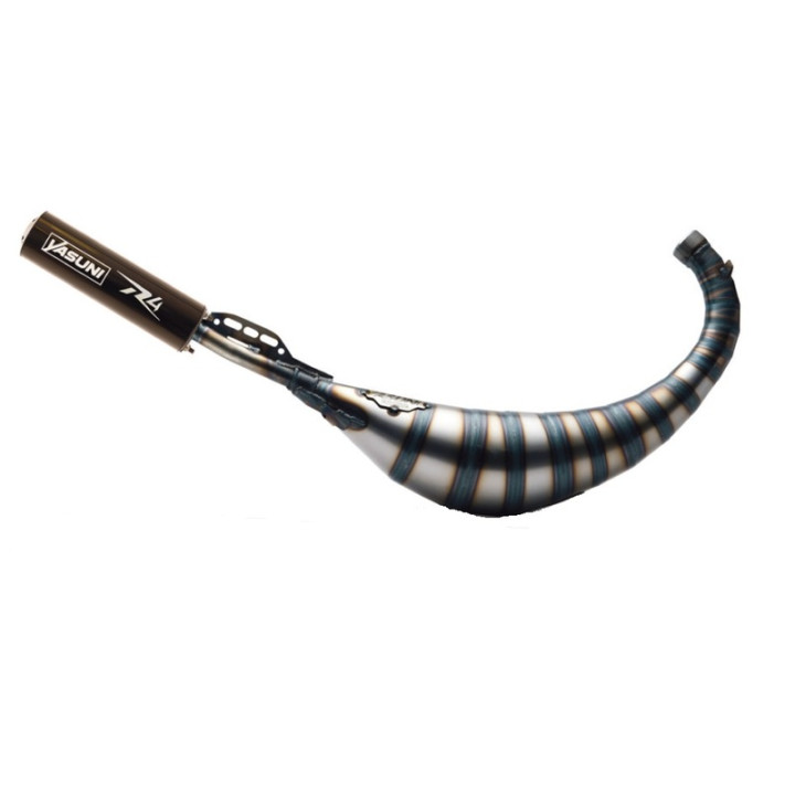 Pot d'échappement YASUNI Carrera 16/07 Carbone - Kevlar Minarelli 70cc Homologué