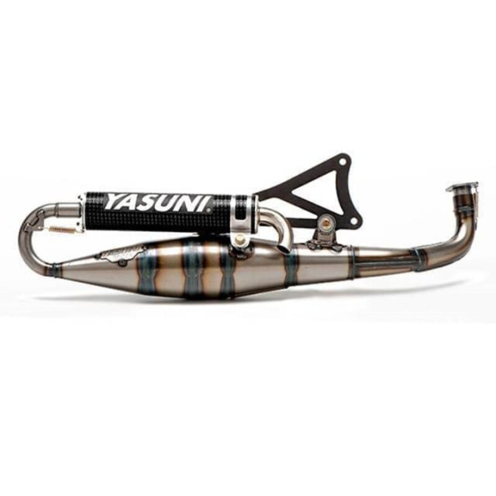 Pot d'échappement YASUNI Carrera 16/07 Carbone - Kevlar Minarelli 70cc Homologué