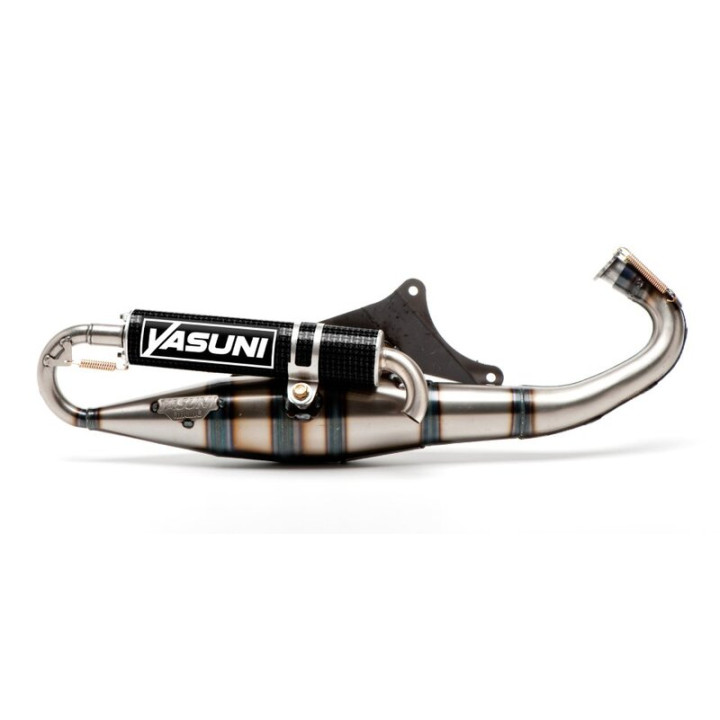 Pot d'échappement YASUNI Carrera 16/07 Carbone - Kevlar Minarelli 70cc Homologué