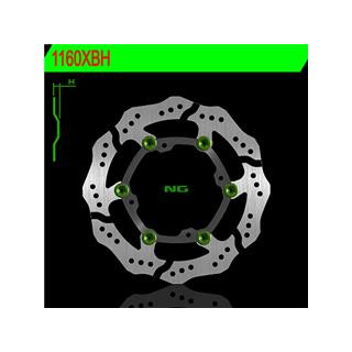 Disque de frein ng 1160xbh pétale flottant | Oxmoto