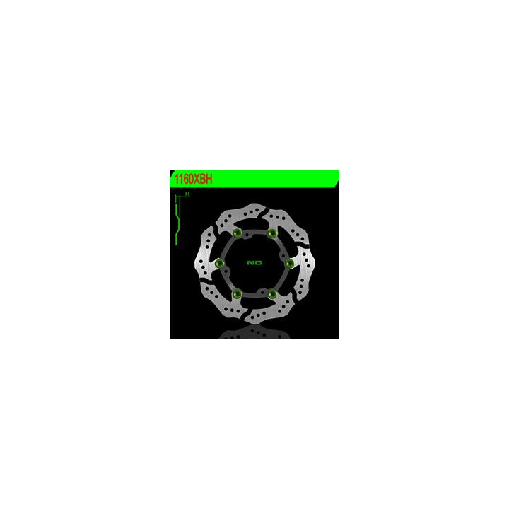 Disque de frein ng 1160xbh pétale flottant | Oxmoto