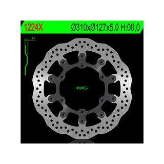 Disque de frein ng 1224x pétale flottant | Oxmoto