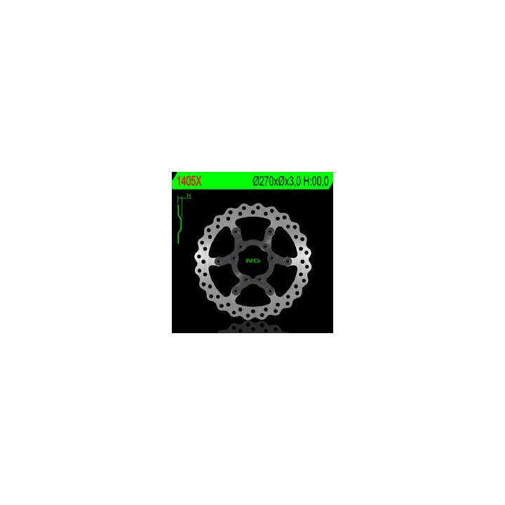 Disque de frein ng 1405x pétale flottant | Oxmoto