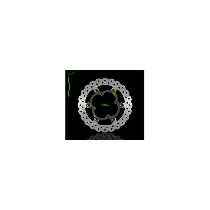 Disque de frein ng 1324x pétale flottant | Oxmoto