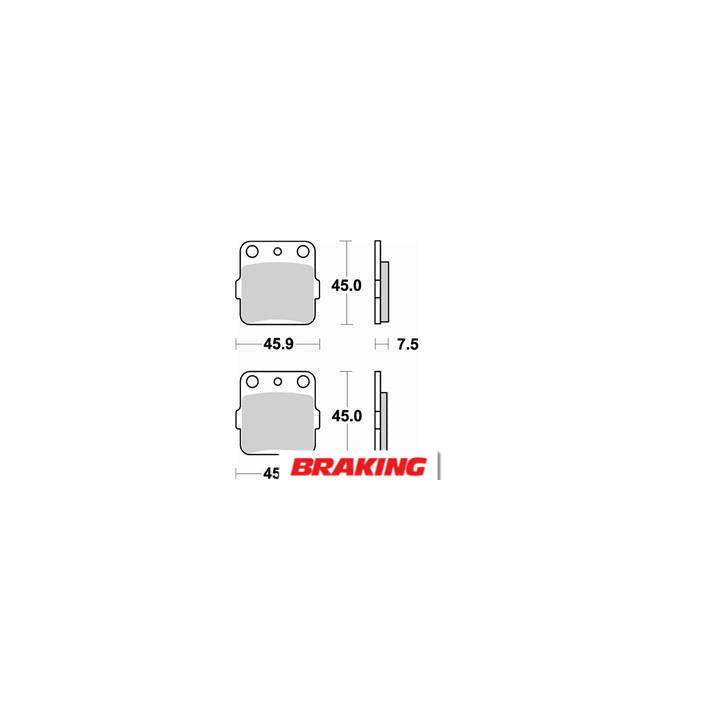 Plaquettes de frein Braking Off-Road/Quad métal fritté - 686CM44