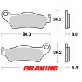 Plaquettes de frein avant Braking 746cm44 métal fritté