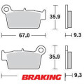 Plaquettes de frein Braking Off-Road/Quad métal fritté - 890CM44